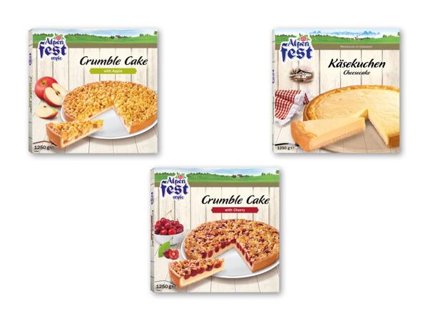 Crumblekage eller cheesecake