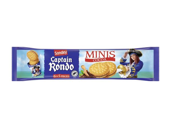Rouleaux de mini biscuits doubles