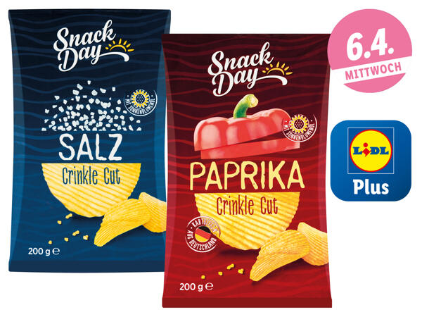 Chips geriffelt