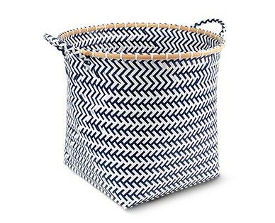 Easy Home Rimmed Strapping Basket