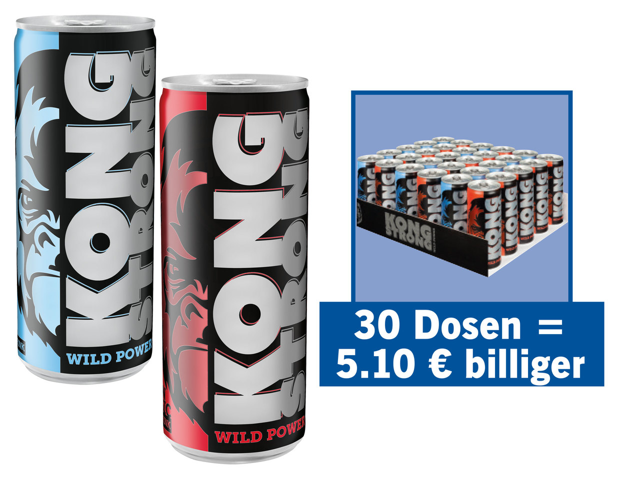 KONG STRONG Energy Drink - Lidl - Österreich - Archiv Werbeangebote