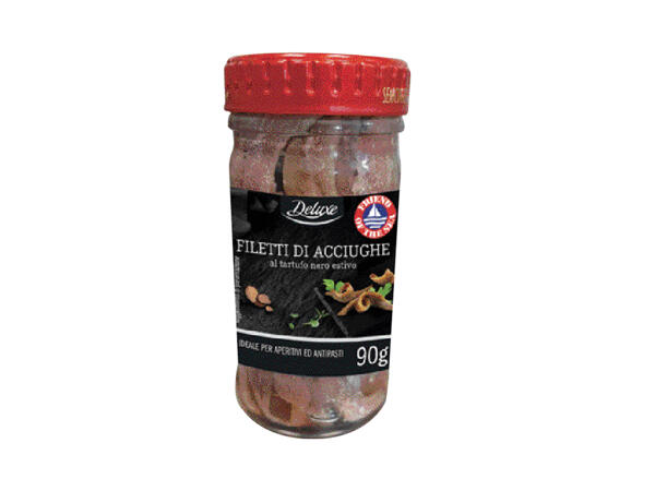 Anchovy fillets with black Truffle