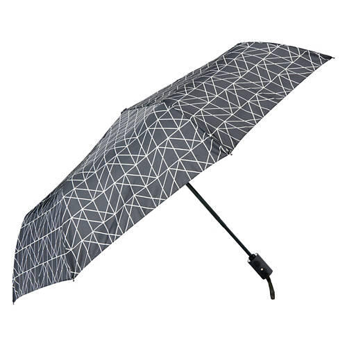 Automatic Umbrella - Black Abstract