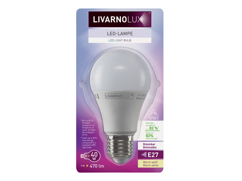 7W or 5.5W LED Light Bulb with Dimmer Function