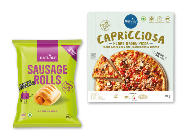 Beauvais eller Naturli' pizzasnegle eller pølsehorn