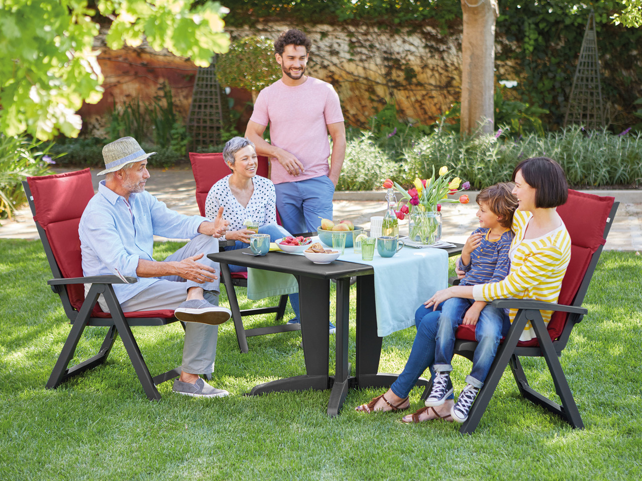 Florabest Folding Garden Table1