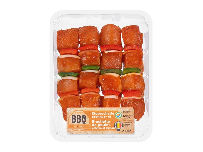 Brochettes de poulet