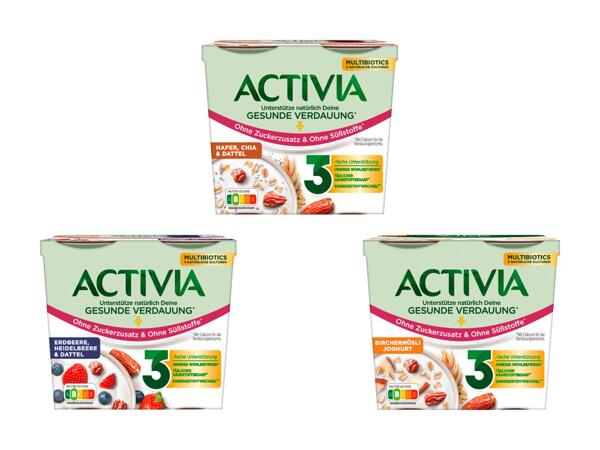 Yogourt Danone Activia sans sucre ajouté