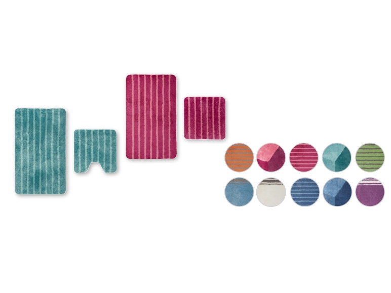 MIOMARE Bathroom Mat Set