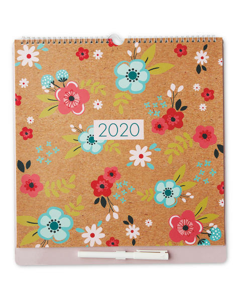 2020 Floral Family Organiser