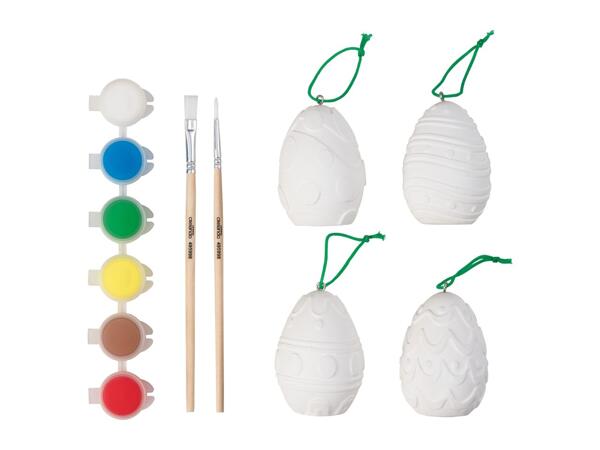Crelando Paint Your Own Easter Eggs Decorations - 12 Pieces