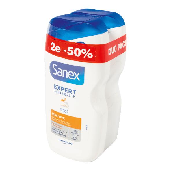 SANEX(R) 				Gel douche, 2 pcs
