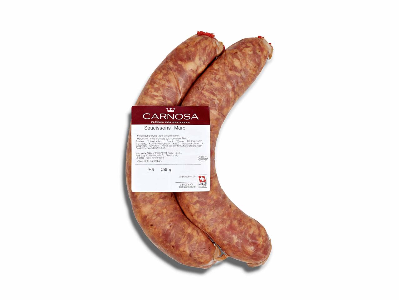 Saucisson au marc