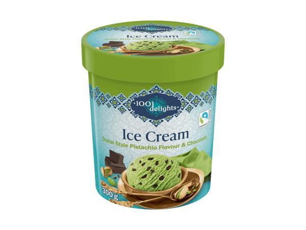 Dubai Style Schokolade-Pistazien Eis