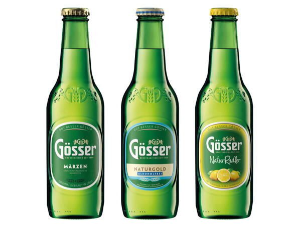 Gösser Märzenbier/Radler/Naturgold