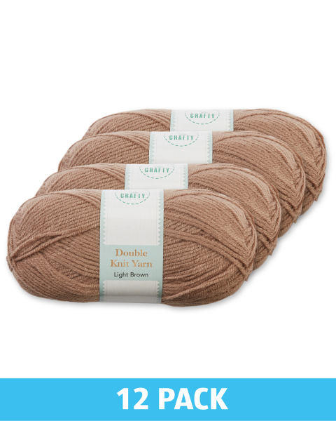 Brown Double Knit Yarn Bundle