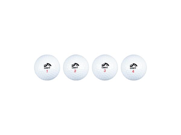 Premium-3-piece-Golfbollar, 12-pack