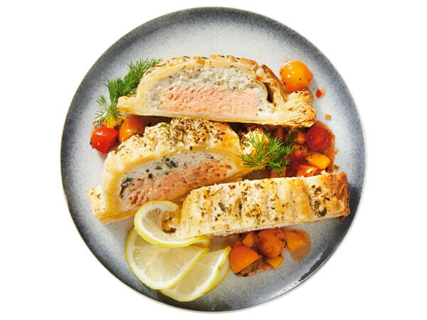 ASC Lachs in Blätterteig