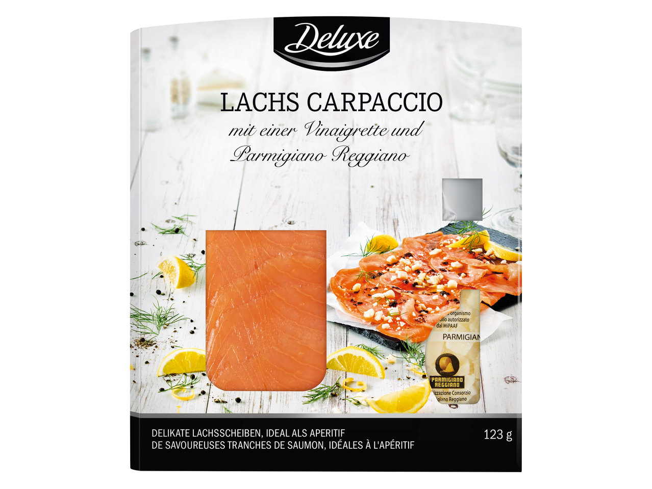 DELUXE Lachscarpaccio