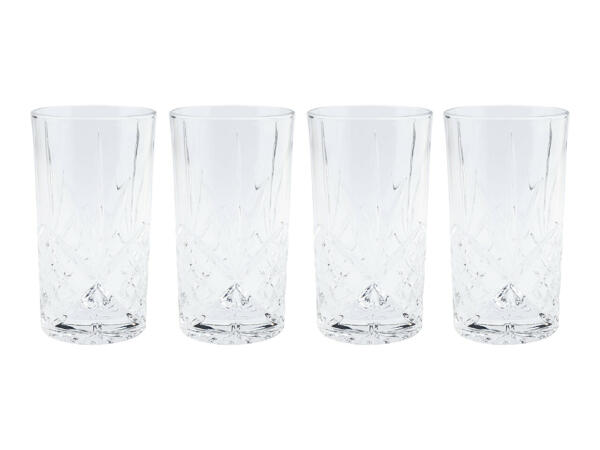 Ernesto Cut Glass Glasses Set