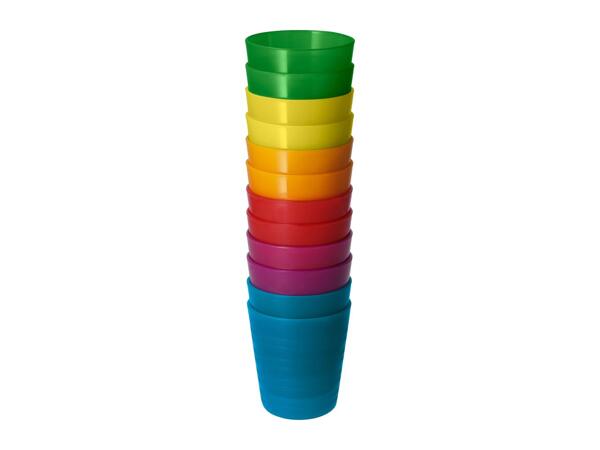 Silvercrest Plastic Cup Set - 12 Pieces