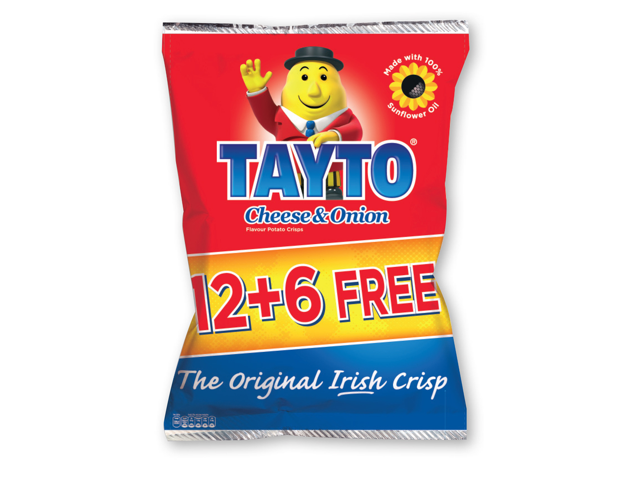 TAYTO(R) Cheese & Onion Crisps