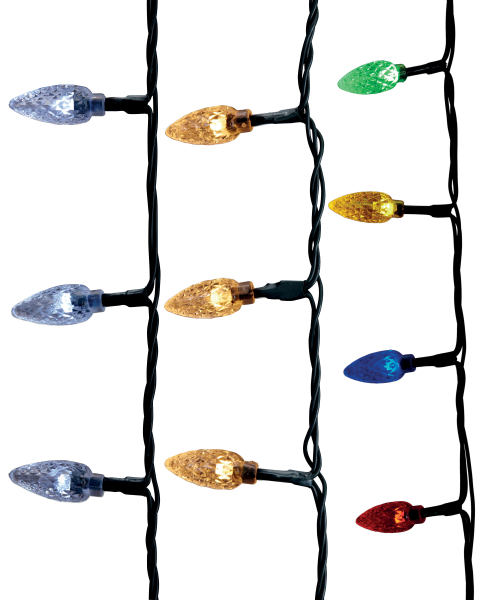 100 Faceted Cone Lights