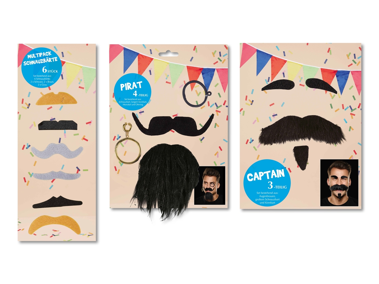Ensemble de moustaches
