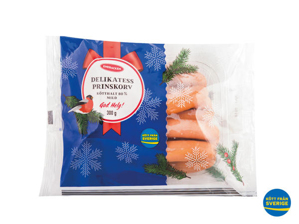 Delikatessprinskorv