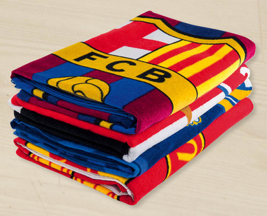 Serviette de bain FC BARCELONA/FC BAYERN MÜNCHEN/MANCHESTER UNITED