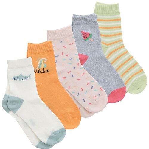 LILY & DAN Chaussettes pour enfants, 5 paires
