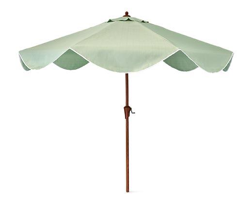 Belavi 9 Foot Scalloped Market Umbrella