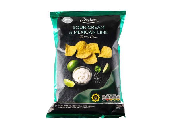 PREMIUM SOUR CREAM & MEXICAN LIME TORTILLA CHIPS