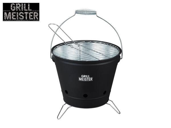 Grillmeister Charcoal Bucket Barbecue - Black