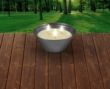Gardenline Triple Wick Citronella Candle