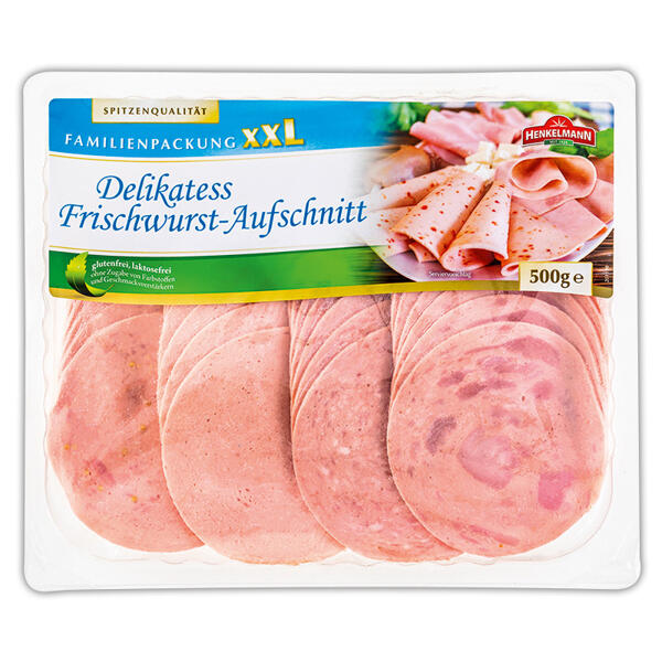 Delikatess Frischwurst-Aufschnitt