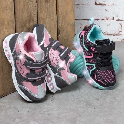 Chaussures lumineuses pour filles