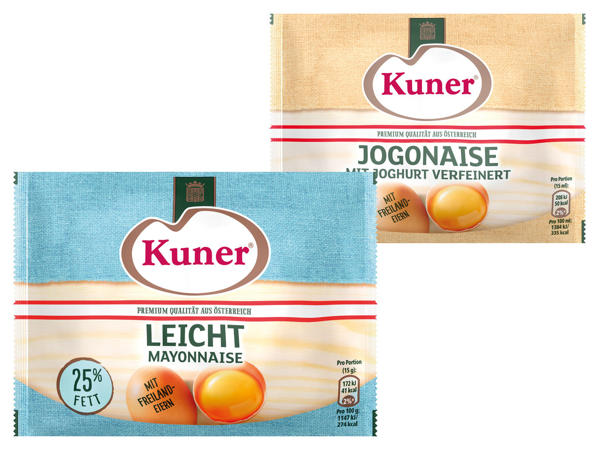 KUNER Jogonaise oder Mayonnaise