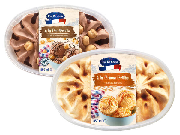 Gestrudeltes Eis