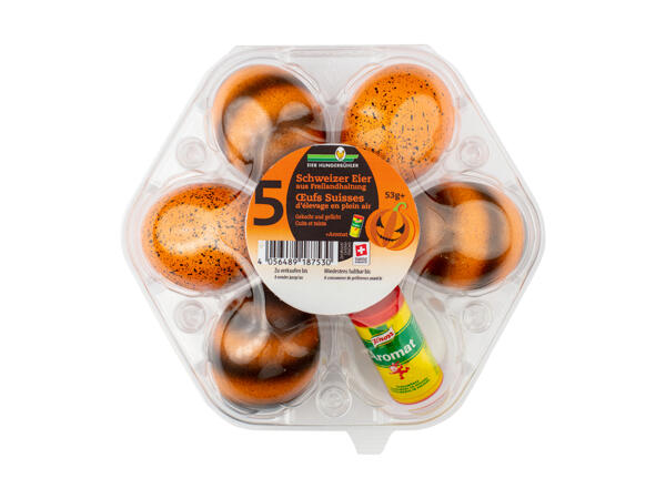 Œufs d'Halloween avec Aromat