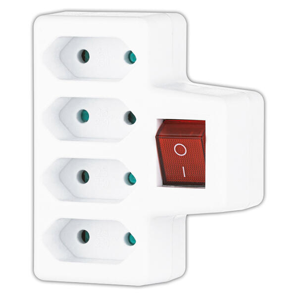 Steckdosenadapter 2-polig