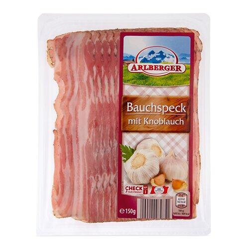 ARLBERGER Bauchspeck geschnitten, Knoblauch