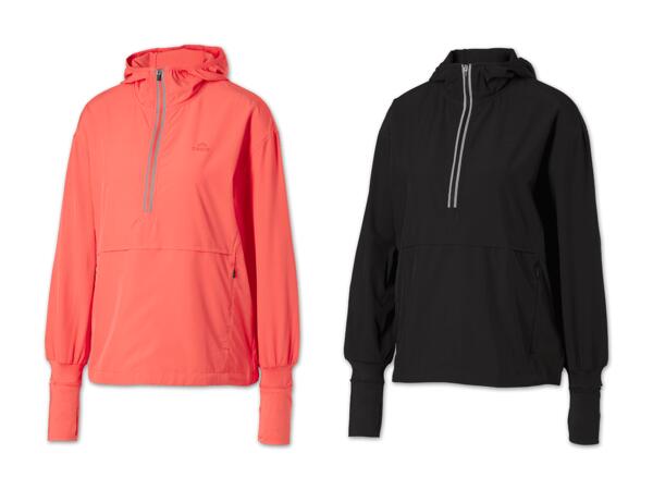 Damen Windbreaker-Halfzip-Laufjacke