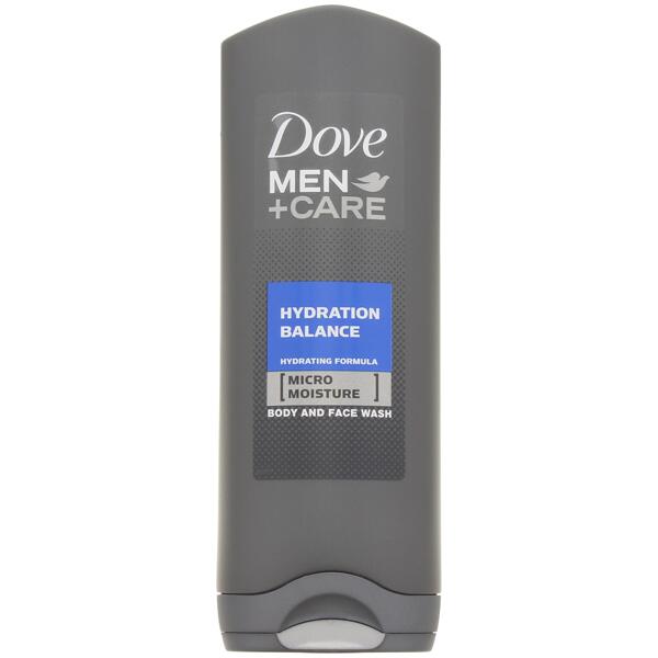 Hommes + soins gel douche Dove Hydration Balance