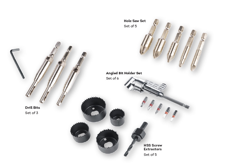 POWERFIX(R) Drill & Bit Set