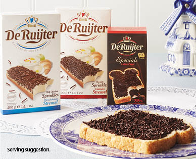 De Ruijter Assorted Chocolate Sprinkles 240g-400g