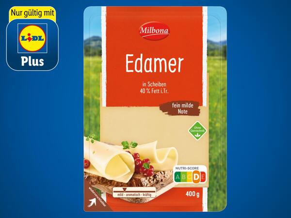 Edamer in Scheiben