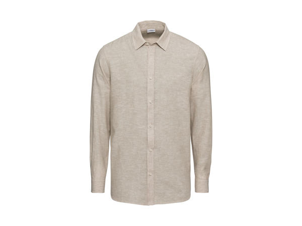 Livergy Men's Linen Blend Shirt1