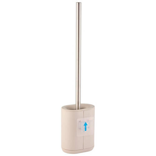 Flat Toilet Brush & Holder