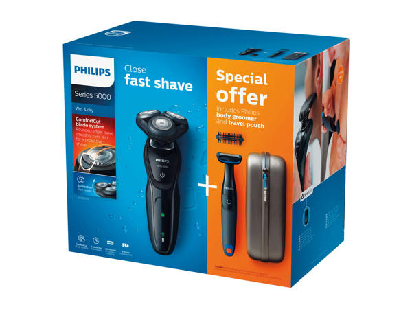 Philips Series 5000 Shaver and Groomer Set